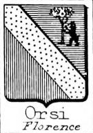 Orsi Coat of Arms / Family Crest 9