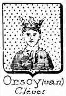 Orsoy Coat of Arms / Family Crest 1
