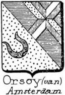 Orsoy Coat of Arms / Family Crest 0