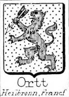 Ortt Coat of Arms / Family Crest 2