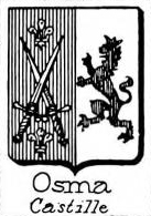 Osma Coat of Arms / Family Crest 1