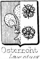 Osterroht Coat of Arms / Family Crest 0