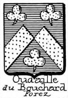 Oudaille Coat of Arms / Family Crest 2