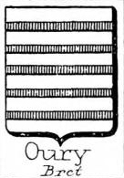 Oury Coat of Arms / Family Crest 1
