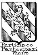 Particiaco Coat of Arms / Family Crest 0