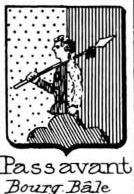 Passavant Coat of Arms / Family Crest 1