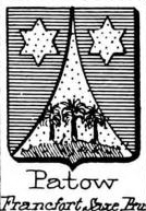Patow Coat of Arms / Family Crest 0