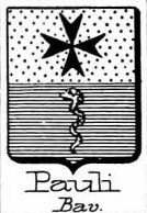Pauli Coat of Arms / Family Crest 13
