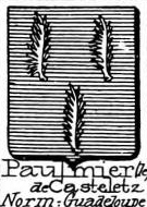 Paulmier Coat of Arms / Family Crest 3