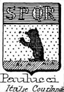 Paulucci Coat of Arms / Family Crest 1