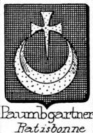 Paumbgartner Coat of Arms / Family Crest 1
