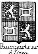 Paumgartner Family Crest, Coat of Arms and Name History