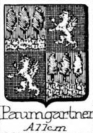 Paumgartner Family Crest, Coat of Arms and Name History