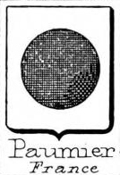 Paumier Coat of Arms / Family Crest 0