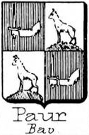 Paur Coat of Arms / Family Crest 9