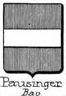 Pausinger Coat of Arms / Family Crest 0