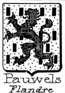 Pauwels Coat of Arms / Family Crest 3