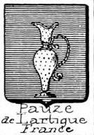 Pauze Coat of Arms / Family Crest 1