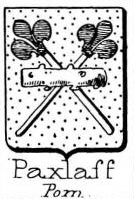 Paxlaff Coat of Arms / Family Crest 0