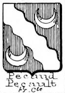 Pecaud Coat of Arms / Family Crest 1