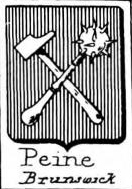 Peine Coat of Arms / Family Crest 2