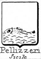 Pellizzeri Coat of Arms / Family Crest 1