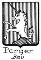Perger Coat of Arms / Family Crest 7