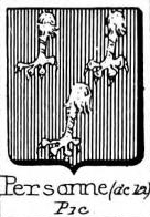 Personne Coat of Arms / Family Crest 0