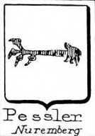Pessler Coat of Arms / Family Crest 2