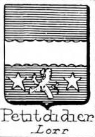 Petitdidier Coat of Arms / Family Crest 1