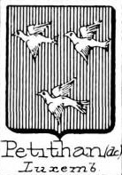Petithan Coat of Arms / Family Crest 0
