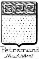 Petremand Coat of Arms / Family Crest 1