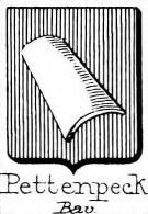 Pettenpeck Coat of Arms / Family Crest 1