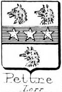 Pettre Coat of Arms / Family Crest 0