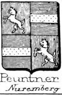 Peuntner Coat of Arms / Family Crest 3