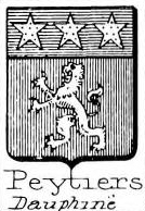 Peytiers Coat of Arms / Family Crest 0