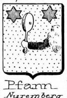 Pfann Coat of Arms / Family Crest 0