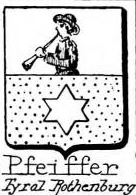 Pfeiffer Coat of Arms / Family Crest 2