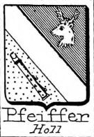 Pfeiffer Coat of Arms / Family Crest 3