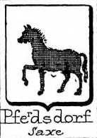 Pferdsdorf Coat of Arms / Family Crest 2