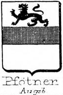 Pfotner Coat of Arms / Family Crest 0
