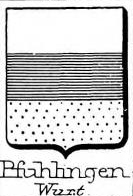 Pfuhlingen Coat of Arms / Family Crest 1