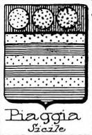 Piaggia Coat of Arms / Family Crest 2