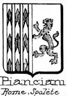Pianciani Coat of Arms / Family Crest 2