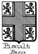 Piault Coat of Arms / Family Crest 1