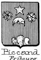 Piccand Coat of Arms / Family Crest 0