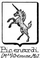 Picenardi Coat of Arms / Family Crest 1