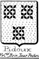 Pidoux Coat of Arms / Family Crest 0