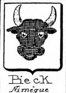 Pieck Coat of Arms / Family Crest 1