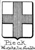 Pieck Coat of Arms / Family Crest 2